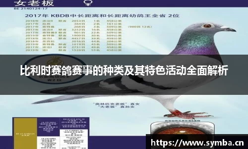 比利时赛鸽赛事的种类及其特色活动全面解析