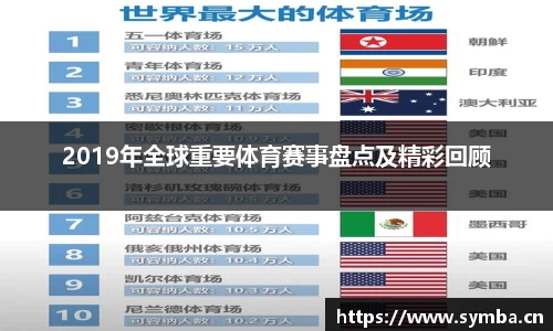2019年全球重要体育赛事盘点及精彩回顾